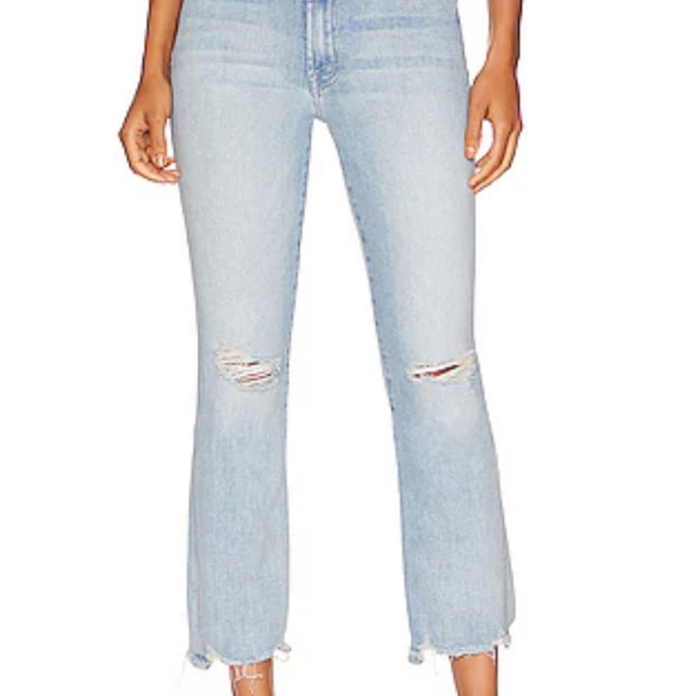 MOTHER the hustler ankle chew in petal plucker wash